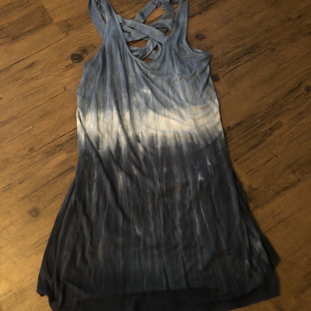American Eagle Ombré Dress with Cross Chest